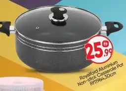 Bigmart Royalford Aluminium Non-stick Casserole Pot Rf11964 offer