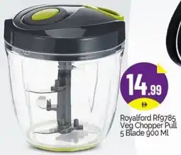 Bigmart Royalford Rf9785 Veg Chopper Pull 5 Blade offer