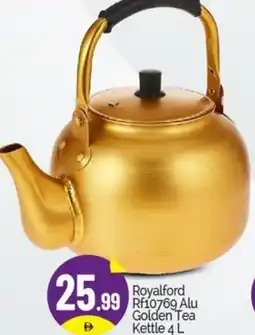 Bigmart Royalford R10769 Alu Golden Tea kettle offer