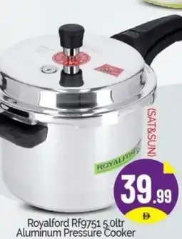 Bigmart Royalford Rf9751 5.0ltr Aluminum Pressure Cooker offer