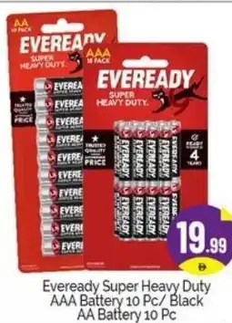 Bigmart Eveready Super Heavy Duty AAA Battery /Black offer