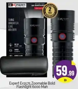 Bigmart Expert Ex1575 Zoomable Bold Flashlight 6000 Mah offer