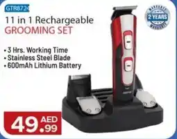 Bigmart Geepas 11 in 1 rechargeable grooming set GTR8724 offer