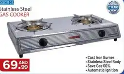 Bigmart Geepas stainless steel gas cooker GGC3103 offer