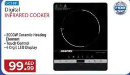 Bigmart Geepas digital infrared cooker GIC3301⚫4 Digit LED Display offer