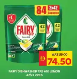 Spar Fairy dishwasher tab A10 lemon offer