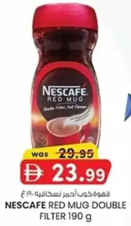 KM Trading Nescafe red mug double filter offer