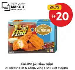 Union Coop Al Areesh Hot N Crispy Zing Fish Fillet offer