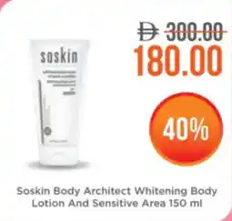 Life Pharmacy Soskin Body Architect Whitening Body Lotion And Sensitive Area offer