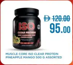 Life Pharmacy Muscle core iso clear protein pineapple mango assorted offer