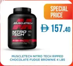 Life Pharmacy Muscletech nitro tech ripped chocolate fudge brownie 4 lbs offer