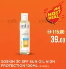 Life Pharmacy Soskin 30 spf sun oil high protection offer