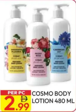 Dream Land Center Cosmo body lotion offer