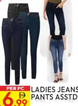 Dream Land Center Ladies jeans pants asstd offer