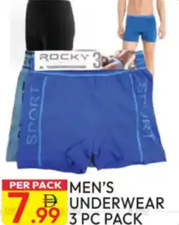 Dream Land Center Mens underwear 3pc pack offer