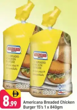 Shaklan Americana breaded chicken burger 15's offer