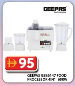 Grand Hyper Market GEEPAS Food Processor offer