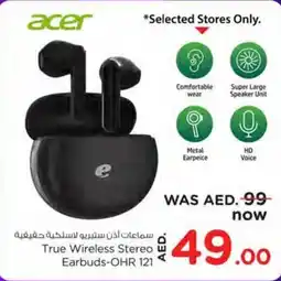 Nesto Acer True Wireless Stereo Earbuds-OHR 121 offer