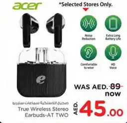 Nesto Acer True Wireless Stereo Earbuds-AT TWO offer