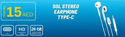 Nesto Sol stereo earphone type-c offer