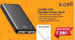 Nesto x.cell 10,000 maH Portable Power Bank offer