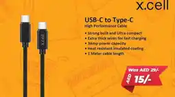 Nesto x.cell USB-C to Type-C High Performance Cable offer