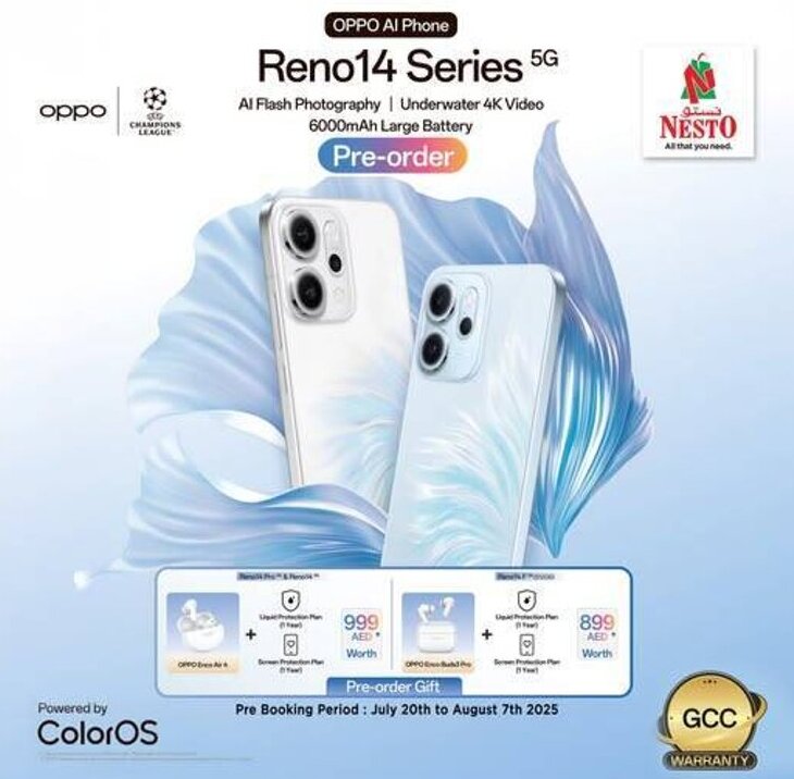 Nesto Reno14 Series 5G offer