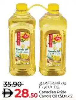 Lulu Hypermarket Canadian Pride Canola Oil offer