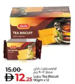 Lulu Hypermarket LuLu Tea Biscuit offer