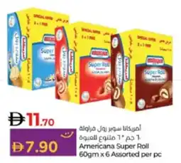 Lulu Hypermarket Americana Super Roll Assorted offer