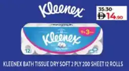 Lulu Hypermarket Kleenex bath tissue dry soft offer