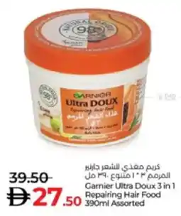 Lulu Hypermarket Garnier Ultra Doux 3 in 1 Repairing Hair Food Assorted offer
