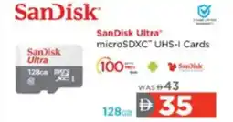 Lulu Hypermarket SanDisk Ultra microSDXC™ UHS-I Cards offer