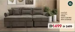 Safari Hypermarket Hadid sofa cum bed with storage offer