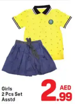Day To Day Girls 2Pcs Set Asstd offer