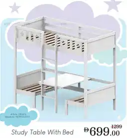 Nesto Casa Moda Study Table With Bed offer