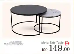 Nesto Casa Moda Metal Side Table offer