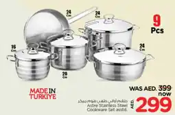 Nesto Astre Stainless Steel Cookware Set asstd. offer