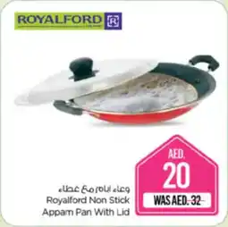 Nesto Royalford Non Stick Appam Pan With Lid offer