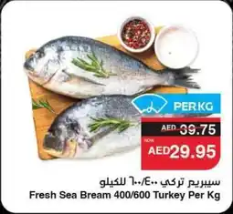 Abu Dhabi Coop Fresh Sea Bream 400/600 Turkey offer
