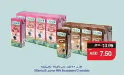 Abu Dhabi Coop Lacnor Milk Strawberry / Chocolate offer