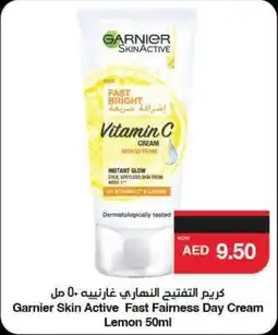 Abu Dhabi Coop Garnier Skin Active Fast Fairness Day Cream Lemon offer
