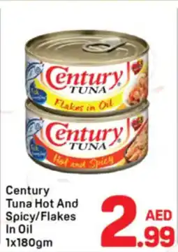 Day To Day Century Tuna Hot And Spicy Flakes In Oil offer