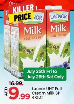 Mark & Save LACNOR Long Life / UHT Milk offer