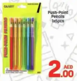 Day To Day Push-Point Pencils offer