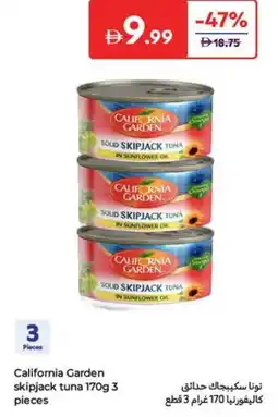 Carrefour California Garden skipjack tuna offer