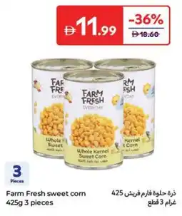 Carrefour Farm Fresh sweet corn offer