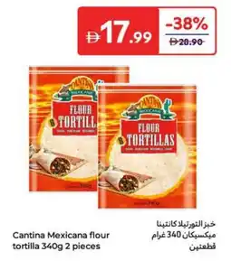 Carrefour Cantina Mexicana flour tortilla offer