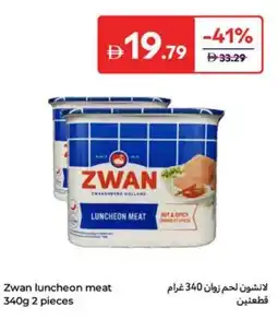Carrefour Zwan luncheon meat offer