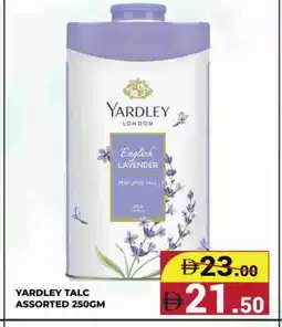 Kerala Hypermarket YARDLEY Talcum Powder offer
